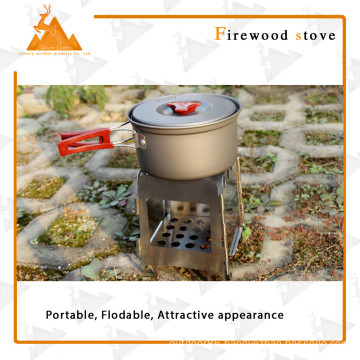 Square style Portable Foldable Outdoor Camping Wood Stove